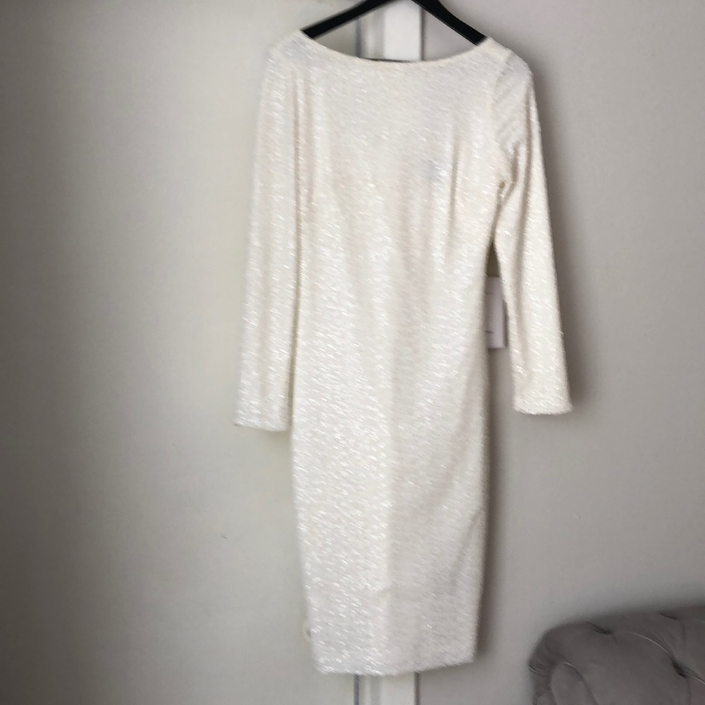 White sequin  cocktail dress